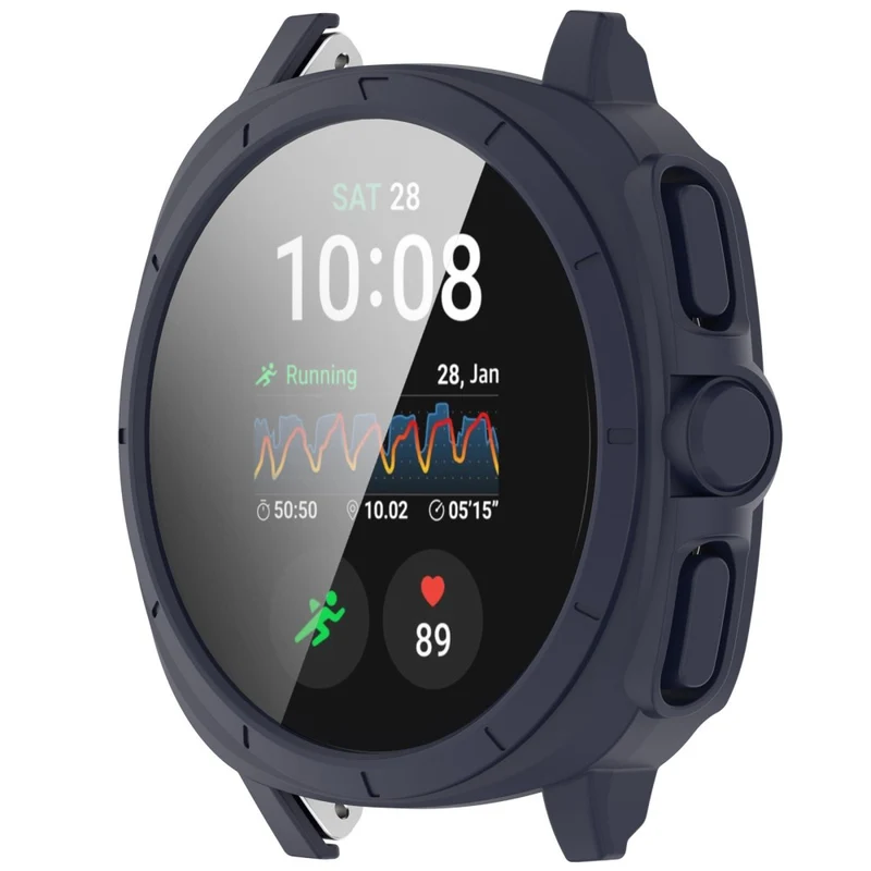 Zäh Samsung Galaxy Watch 7 44mm Hülle mit Displayschutz in Plastik