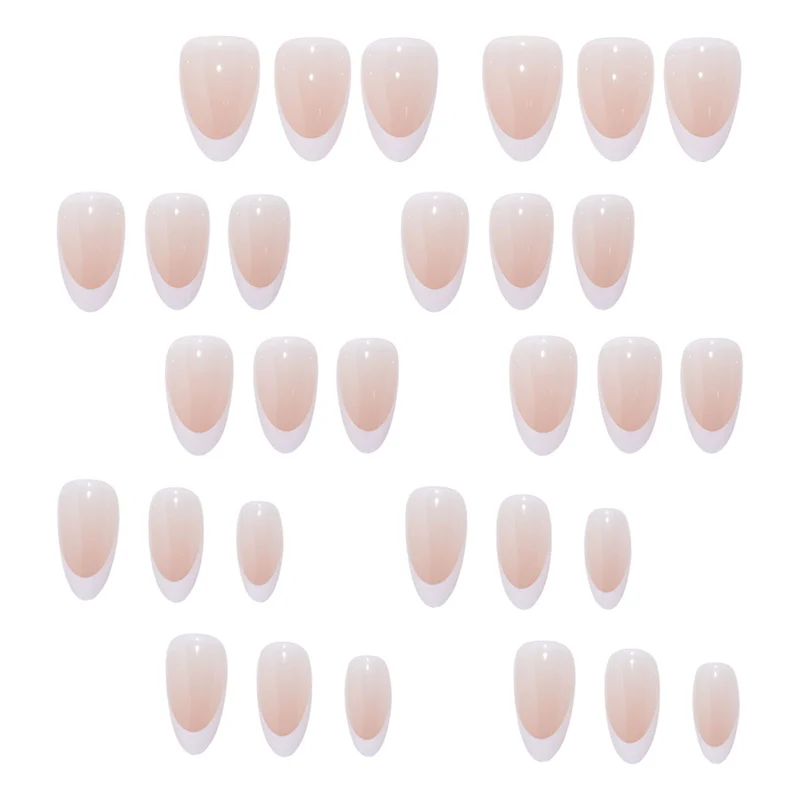 Premium French Tip Press-On Nägel