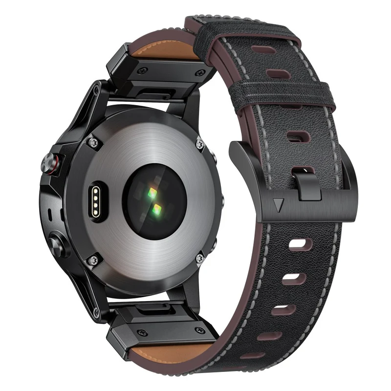 Auffallend Modisch Garmin Smartwatch Echtes Leder Universell Armband