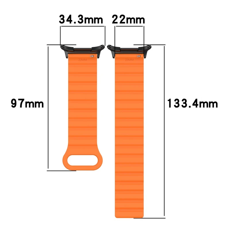 Super Angenehm Samsung Galaxy Watch Ultra 47mm Silikon Armband