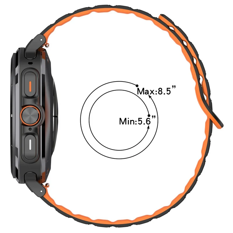 Super Angenehm Samsung Galaxy Watch Ultra 47mm Silikon Armband