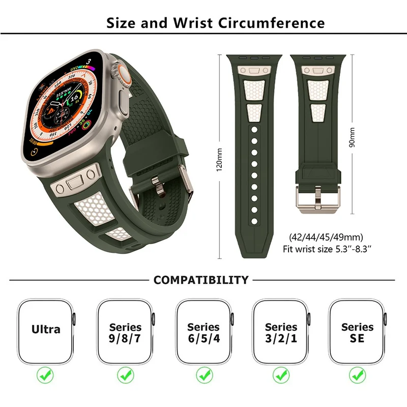 Richtig Gemütlich Apple Smartwatch Silikon Universell Armband