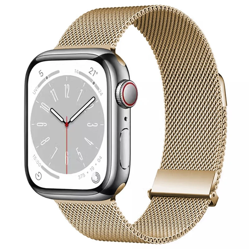 Bemerkenswert Elegant Apple Smartwatch Metall Universell Armband