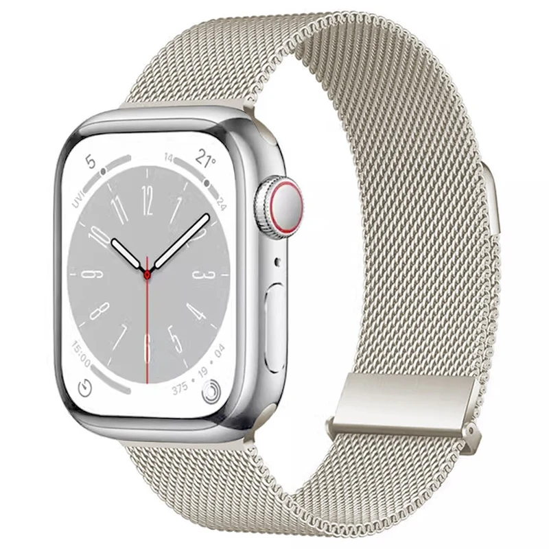 Bemerkenswert Elegant Apple Smartwatch Metall Universell Armband