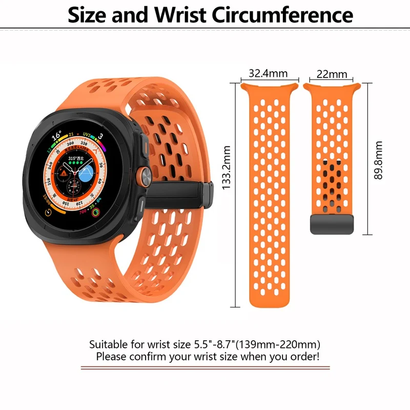 Süß Samsung Galaxy Watch Ultra 47mm Silikon Armband