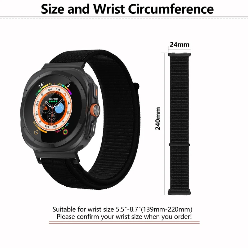 Absolut Süß Samsung Galaxy Watch Ultra 47mm Nylon Armband