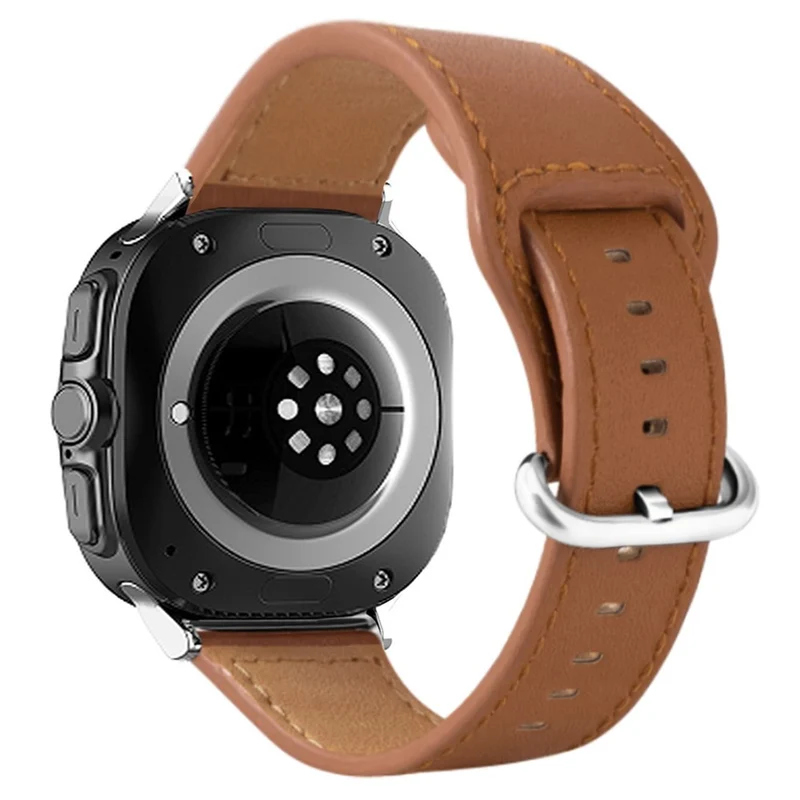 Sehr Angenehm Samsung Galaxy Watch Ultra 47mm Echtes Leder Armband