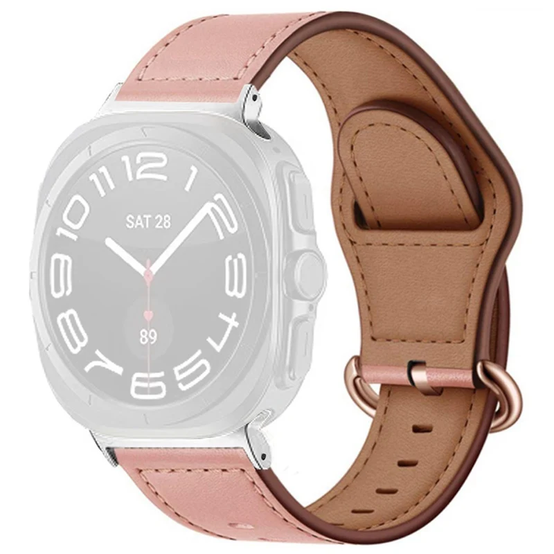 Sehr Angenehm Samsung Galaxy Watch Ultra 47mm Echtes Leder Armband