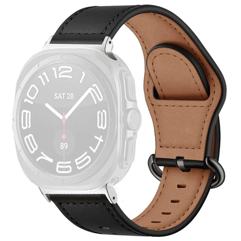 Sehr Angenehm Samsung Galaxy Watch Ultra 47mm Echtes Leder Armband