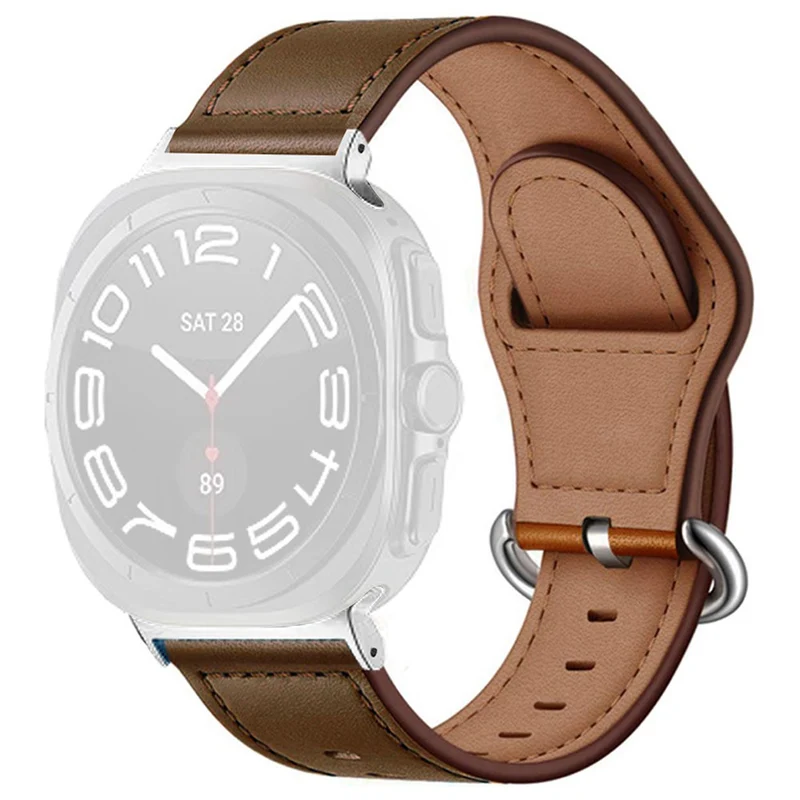 Sehr Angenehm Samsung Galaxy Watch Ultra 47mm Echtes Leder Armband