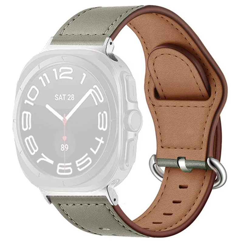 Sehr Angenehm Samsung Galaxy Watch Ultra 47mm Echtes Leder Armband