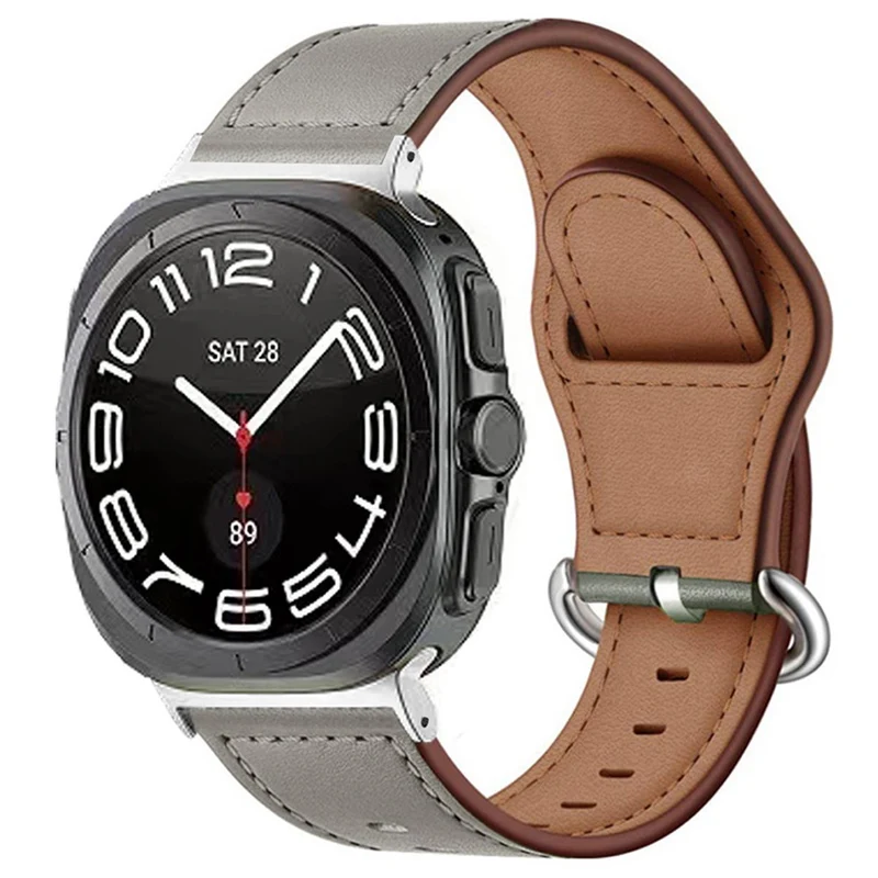 Sehr Angenehm Samsung Galaxy Watch Ultra 47mm Echtes Leder Armband