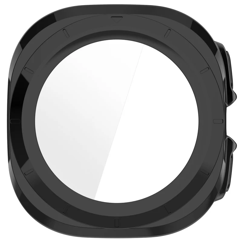 Hart Samsung Galaxy Watch Ultra 47mm Hülle mit Displayschutz in Glas und Plastik