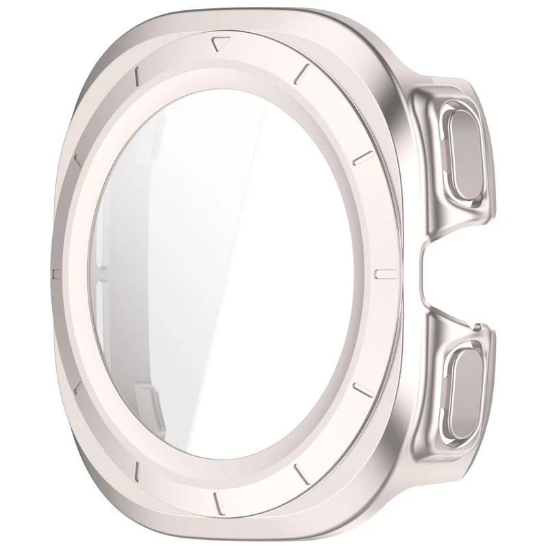 Hart Samsung Galaxy Watch Ultra 47mm Hülle mit Displayschutz in Glas und Plastik