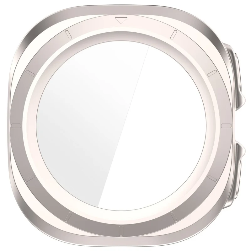 Hart Samsung Galaxy Watch Ultra 47mm Hülle mit Displayschutz in Glas und Plastik