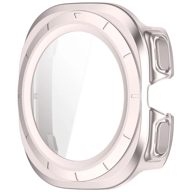 Hart Samsung Galaxy Watch Ultra 47mm Hülle mit Displayschutz in Glas und Plastik