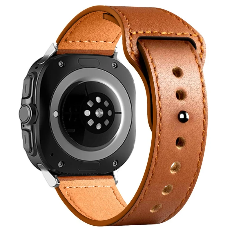 Sehr Reizvoll Samsung Galaxy Watch Ultra 47mm Echtes Leder Armband