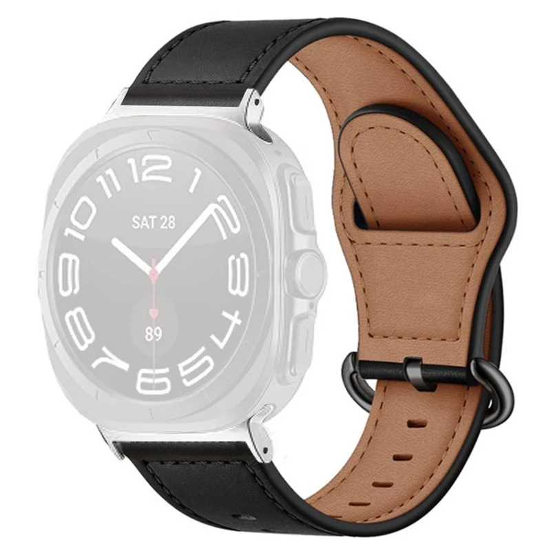 Unglaublich Stark Samsung Galaxy Watch Ultra 47mm Echtes Leder Armband