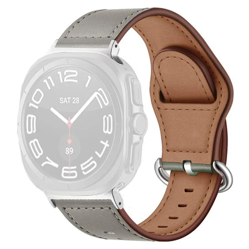 Unglaublich Stark Samsung Galaxy Watch Ultra 47mm Echtes Leder Armband