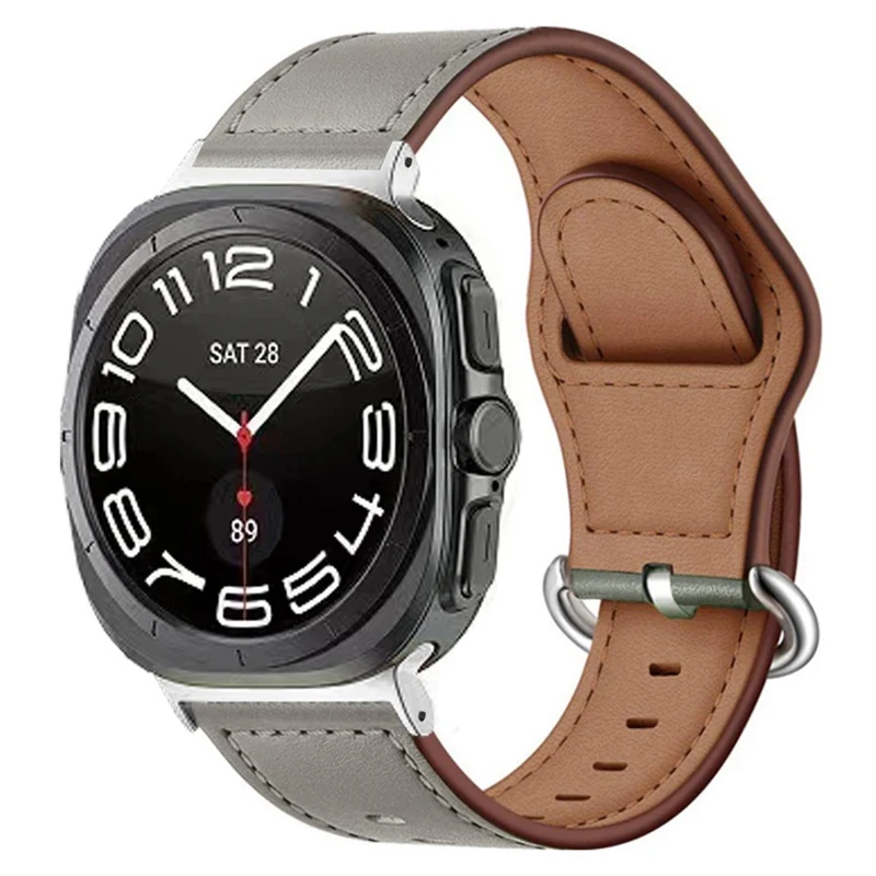 Unglaublich Stark Samsung Galaxy Watch Ultra 47mm Echtes Leder Armband