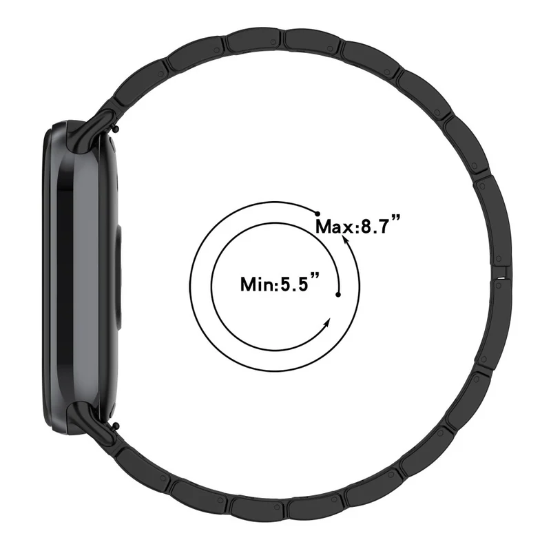 Supersauber Xiaomi Smart Band 8 Metall Und Strass Armband