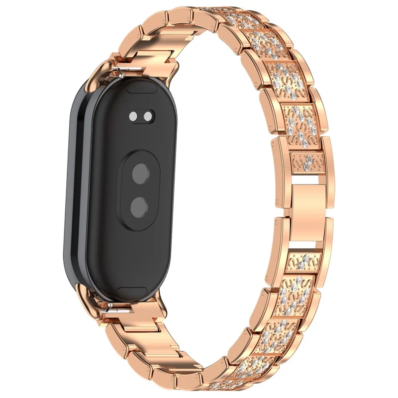 Supersauber Xiaomi Smart Band 8 Metall Und Strass Armband