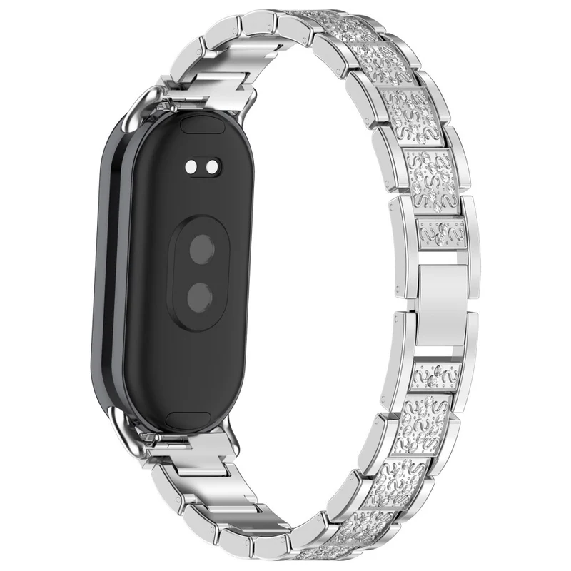 Supersauber Xiaomi Smart Band 8 Metall Und Strass Armband