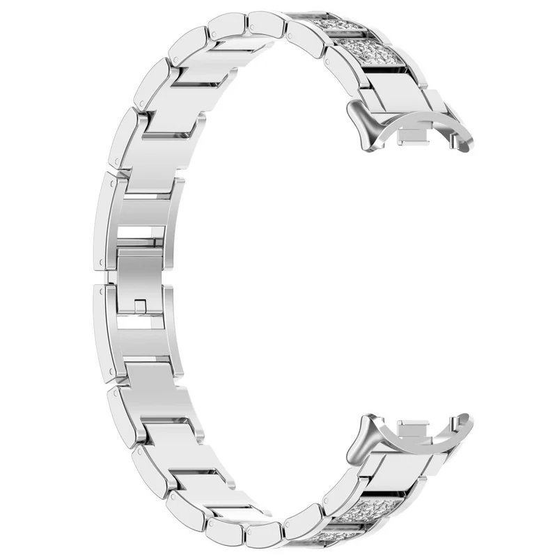 Supersauber Xiaomi Smart Band 8 Metall Und Strass Armband