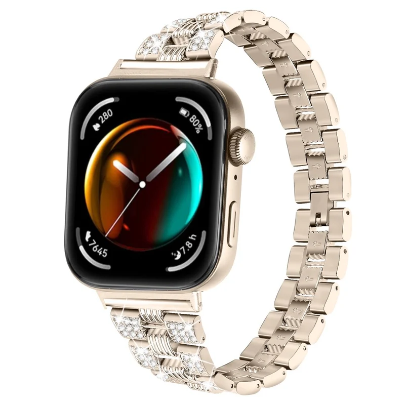 Unglaublich Elegant Huawei Watch Fit 3 Metall Und Strass Armband