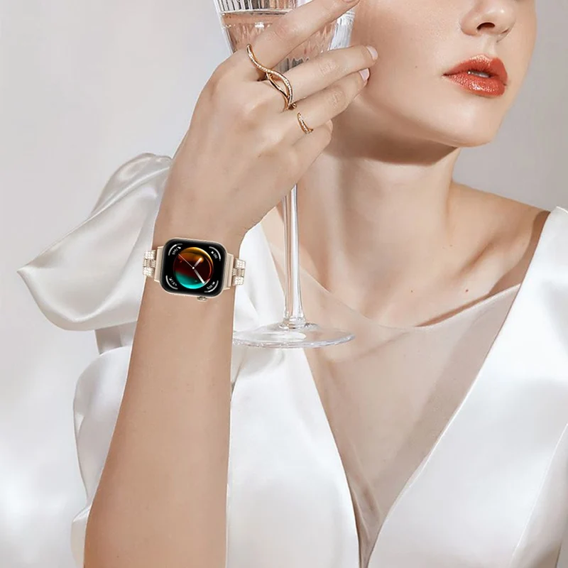 Unglaublich Elegant Huawei Watch Fit 3 Metall Und Strass Armband