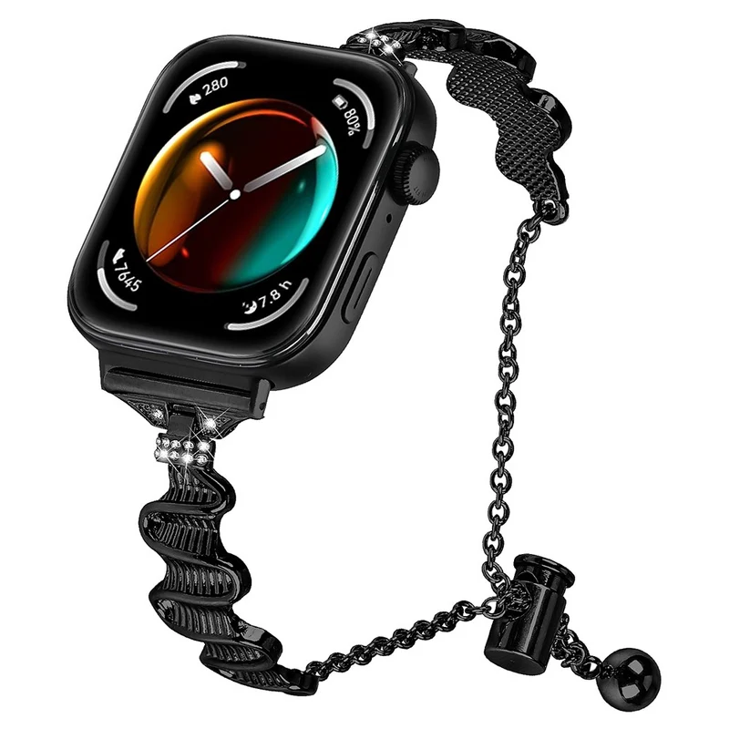 Bemerkenswert Prächtig Huawei Watch Fit 3 Metall Und Strass Armband