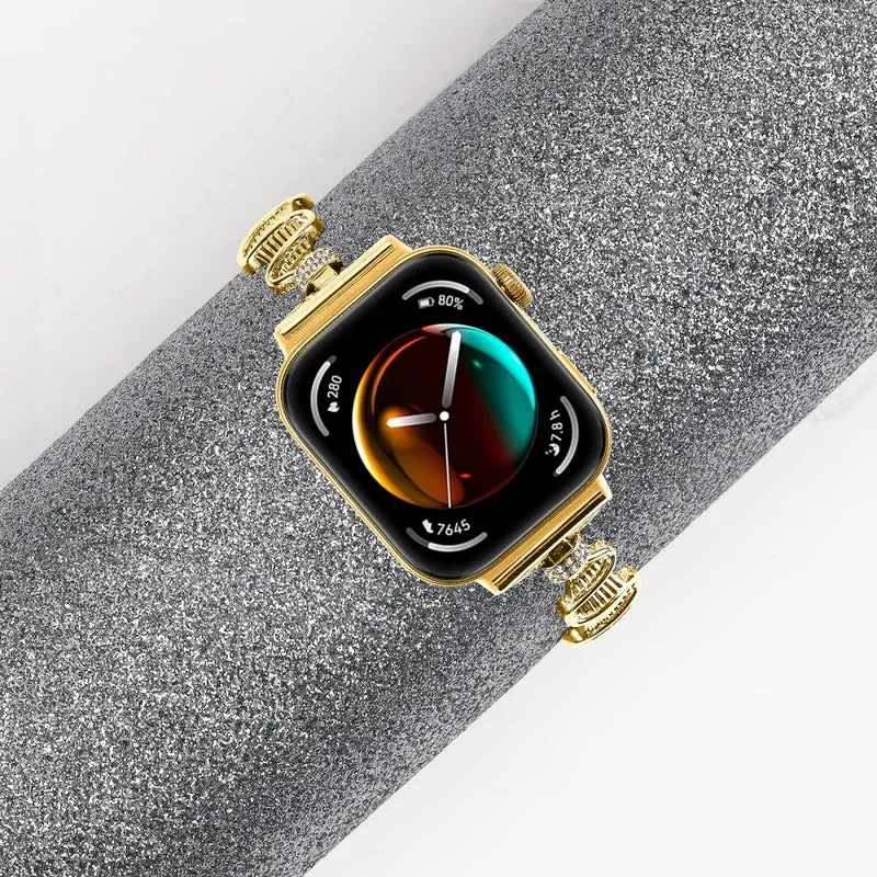 Bemerkenswert Prächtig Huawei Watch Fit 3 Metall Und Strass Armband
