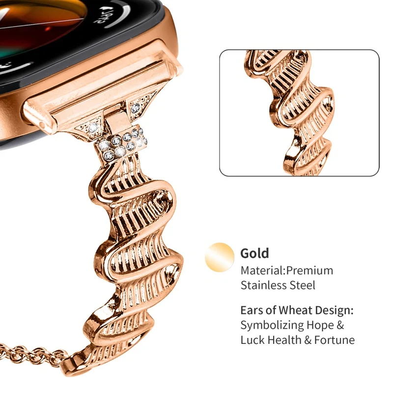 Bemerkenswert Prächtig Huawei Watch Fit 3 Metall Und Strass Armband