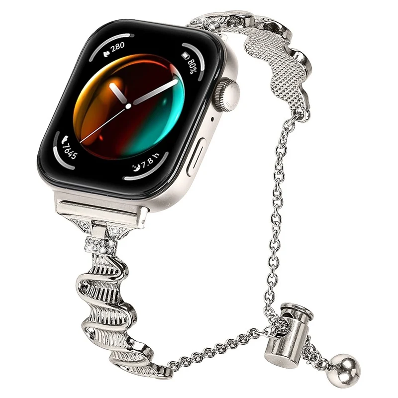 Bemerkenswert Prächtig Huawei Watch Fit 3 Metall Und Strass Armband
