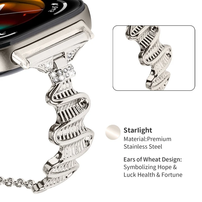 Bemerkenswert Prächtig Huawei Watch Fit 3 Metall Und Strass Armband