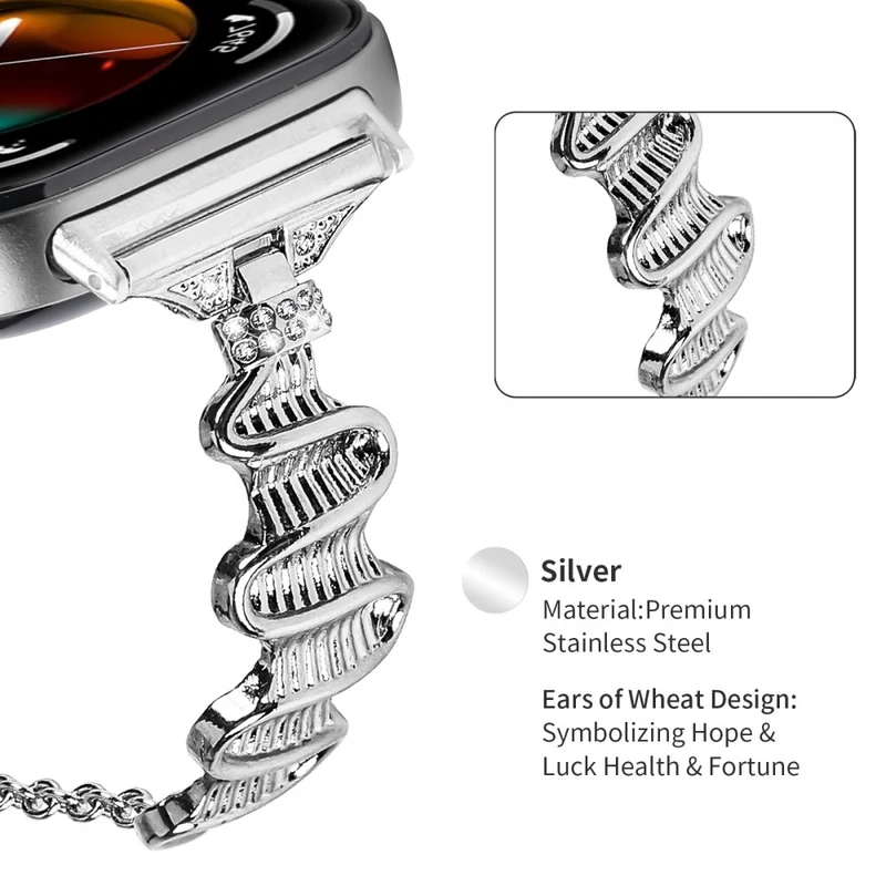 Bemerkenswert Prächtig Huawei Watch Fit 3 Metall Und Strass Armband