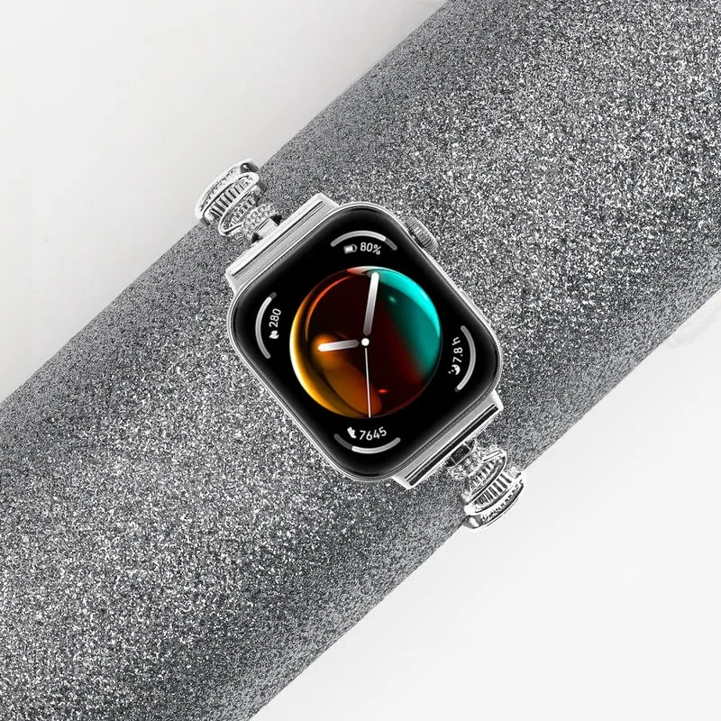 Bemerkenswert Prächtig Huawei Watch Fit 3 Metall Und Strass Armband