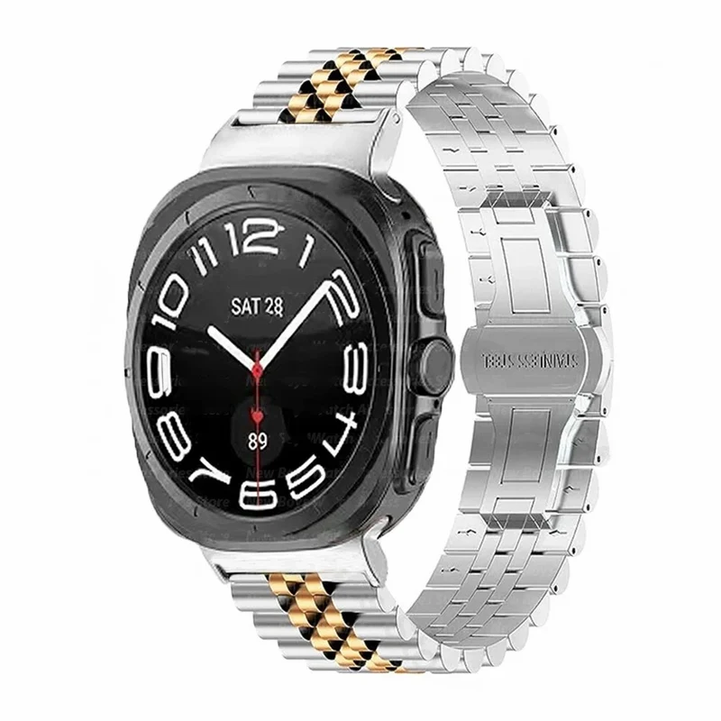 Absolut Robust Samsung Galaxy Watch Ultra 47mm Metall Armband