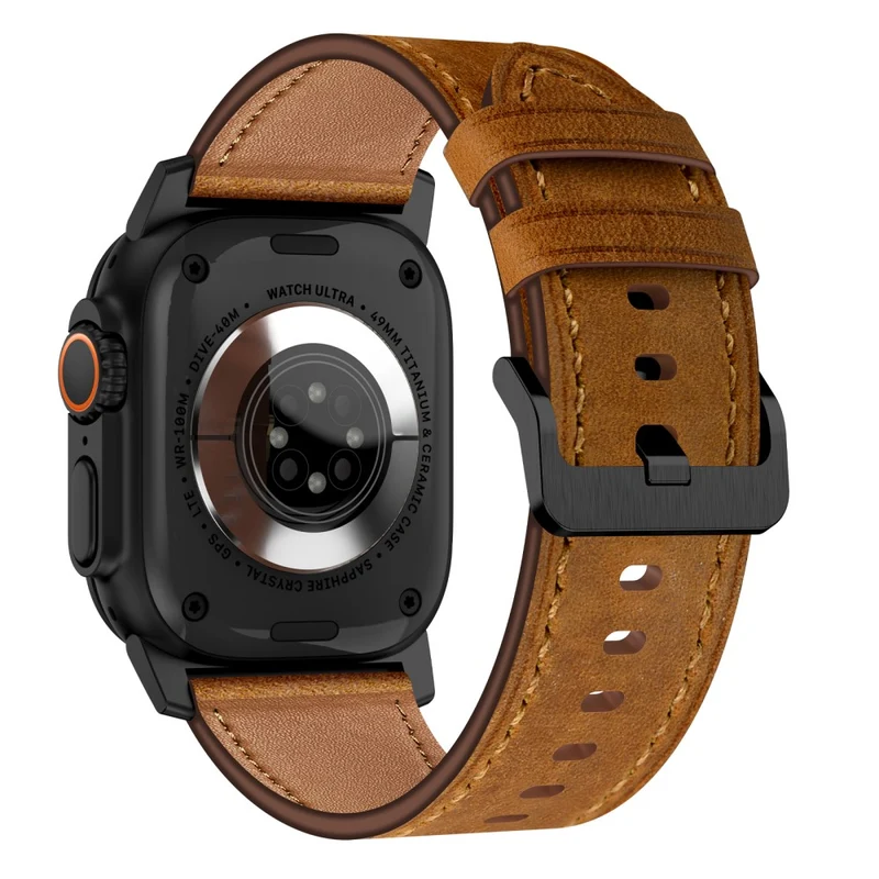 Unglaublich Sympathisch Apple Smartwatch Echtes Leder Universell Armband