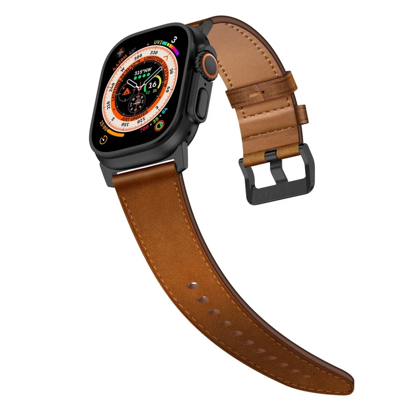 Unglaublich Sympathisch Apple Smartwatch Echtes Leder Universell Armband