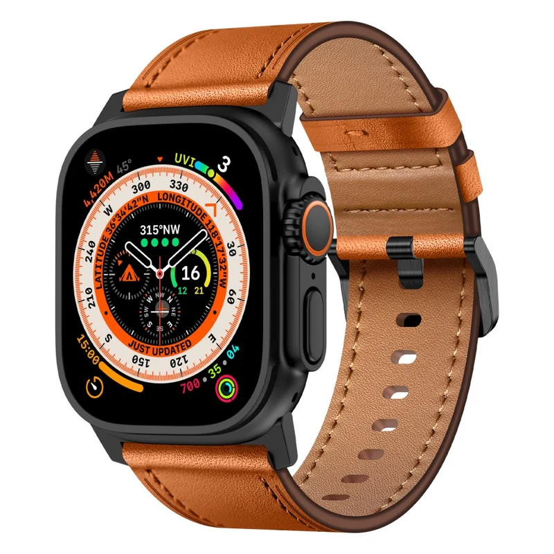 Unglaublich Sympathisch Apple Smartwatch Echtes Leder Universell Armband