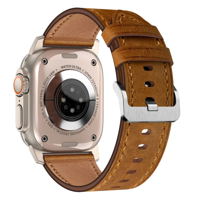 Unglaublich Sympathisch Apple Smartwatch Echtes Leder Universell Armband