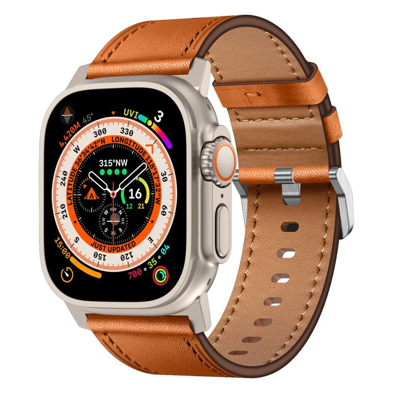 Unglaublich Sympathisch Apple Smartwatch Echtes Leder Universell Armband