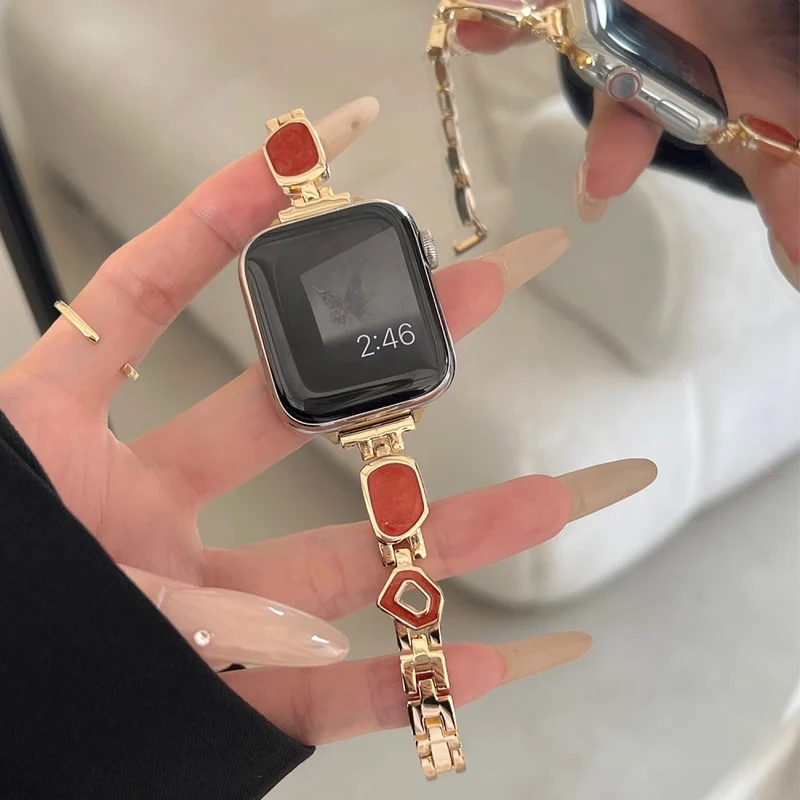 Sehr Gut Apple Smartwatch Metall Universell Armband