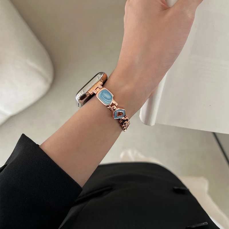 Auffallend Schön Apple Smartwatch Metall Universell Armband