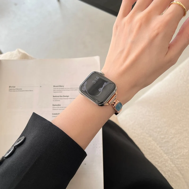 Auffallend Schön Apple Smartwatch Metall Universell Armband