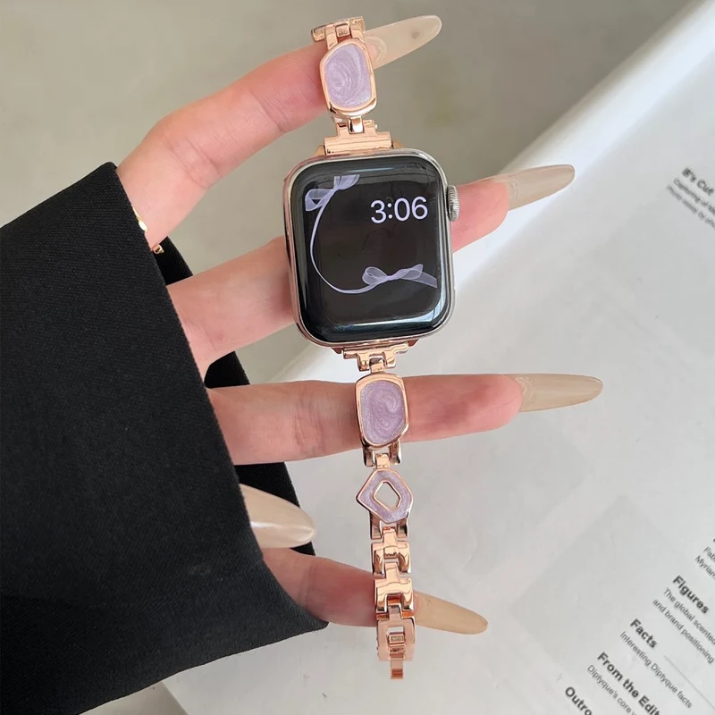 Auffallend Schön Apple Smartwatch Metall Universell Armband