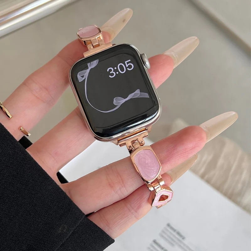 Auffallend Schön Apple Smartwatch Metall Universell Armband