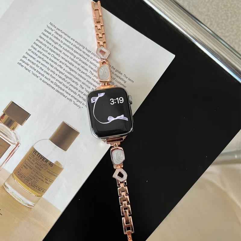 Auffallend Schön Apple Smartwatch Metall Universell Armband