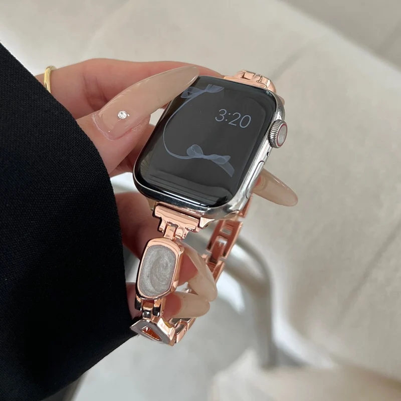 Auffallend Schön Apple Smartwatch Metall Universell Armband